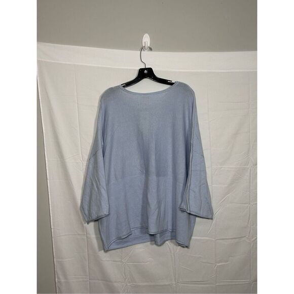 J. Jill Pure Jill blue soft light sweater size 2x C10-21 - Picture 2 of 5